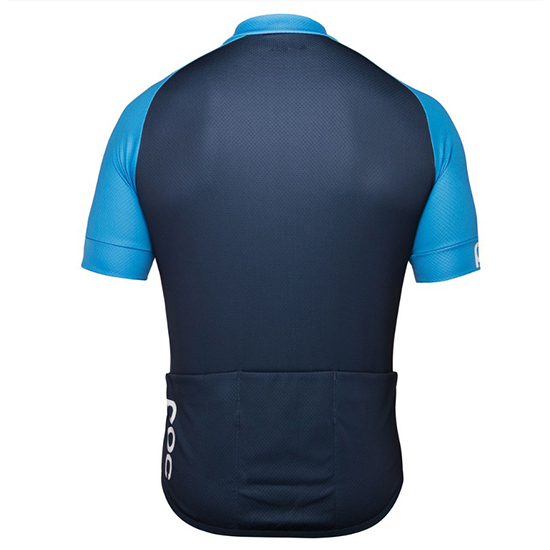 POC Essential Xc Kurzarmtrikot 2018 und Kurze Tragerhose Blau Und shwarz