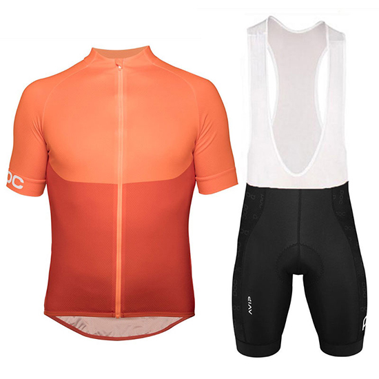 POC Kurzarmtrikot 2018 und Kurze Tragerhose Orange