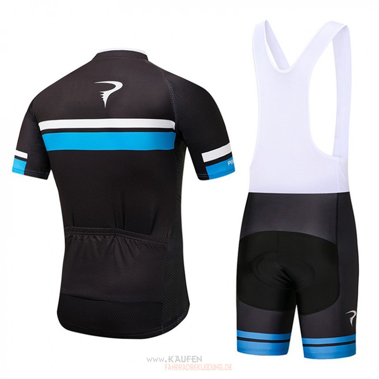 Pinarello Kurzarmtrikot 2018 Und  Kurze Tragerhose Shwarz Und blau