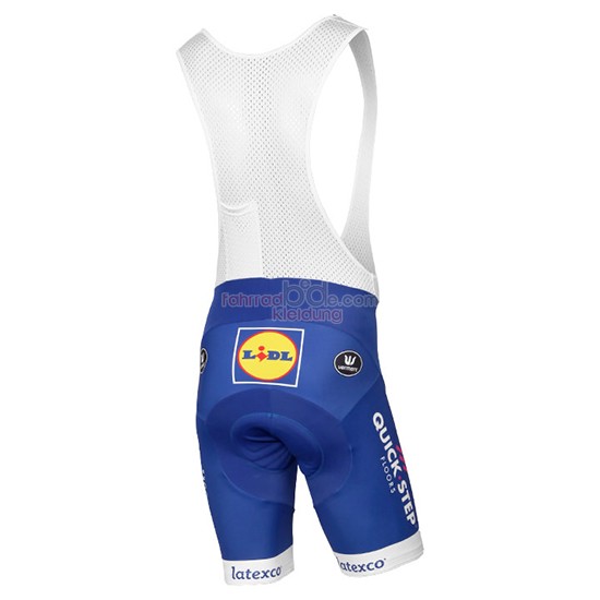Quick Step Floors Kurzarmtrikot 2017 Und Kurze Tragerhose blau 