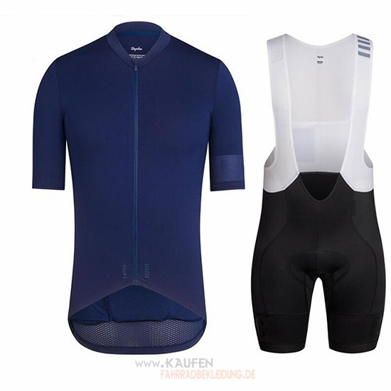 Rapha Kurzarmtrikot 2018 Und Kurze Tragerhose Blau Dunkel