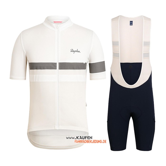 Rapha Kurzarmtrikot und Kurze Tragerhose 2021 Wei