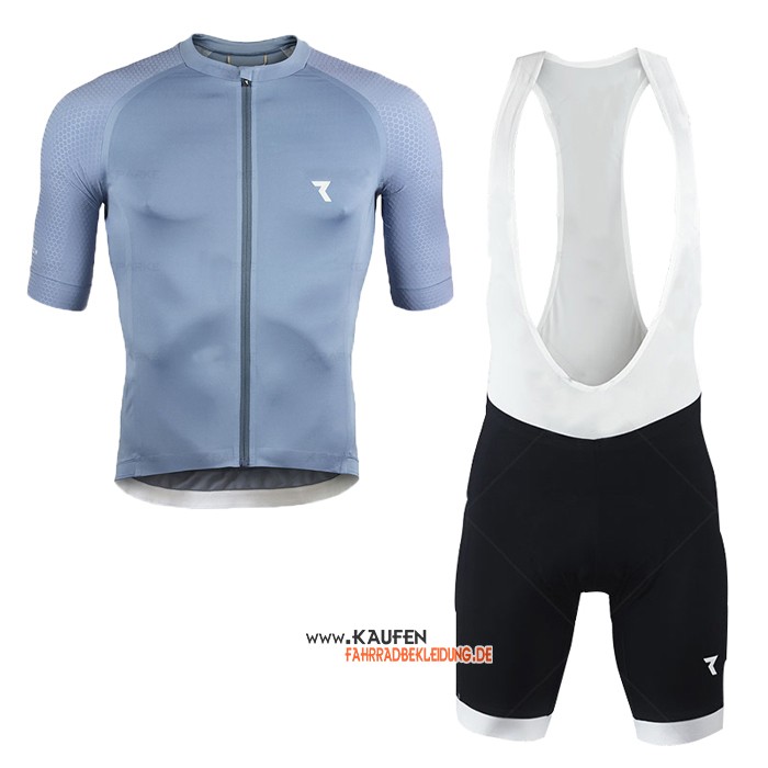 Ryzon Kurzarmtrikot 2020 und Kurze Tragerhose Azurblau