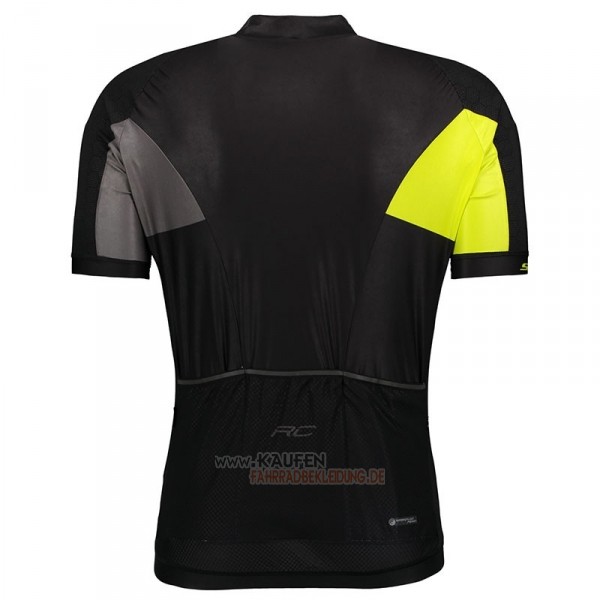 Castelli Kurzarmtrikot 2018 und Kurze Tragerhose Shwarz Grau Gelb