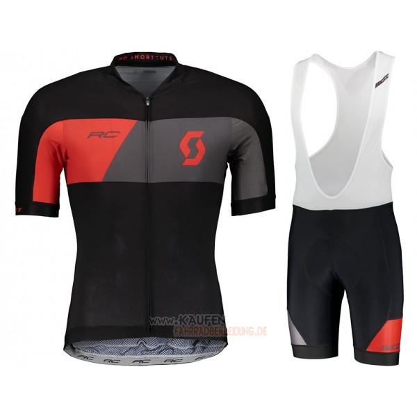 Castelli Kurzarmtrikot 2018 und Kurze Tragerhose Shwarz Grau Rot