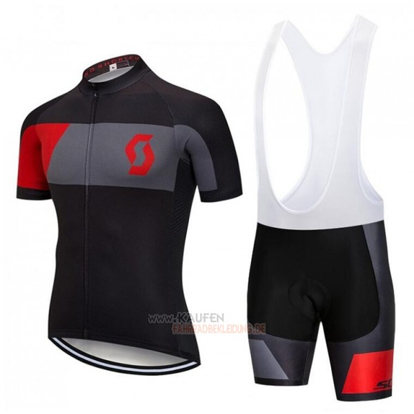 Castelli Kurzarmtrikot 2018 und Kurze Tragerhose Shwarz Grau Rot