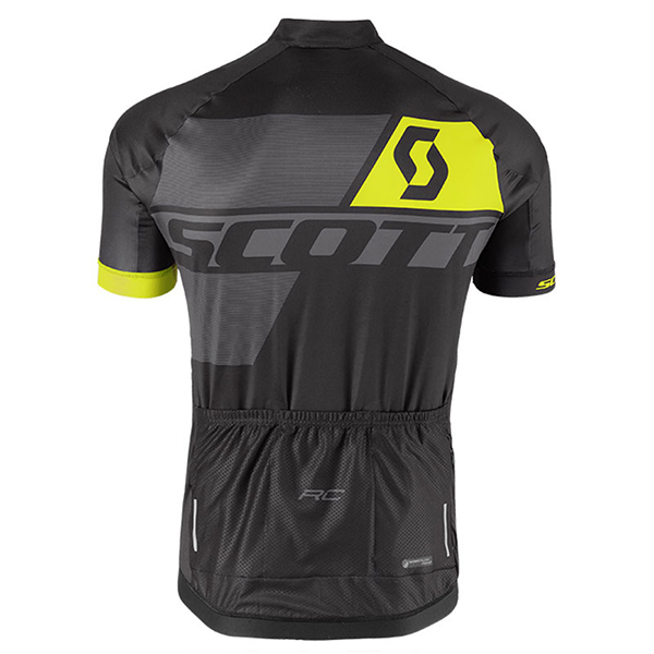 Scott Kurzarmtrikot 2017 Und Kurze Tragerhose shwarz Und gelb