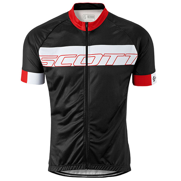 Scott Kurzarmtrikot 2017 Und Kurze Tragerhose shwarz Und rot