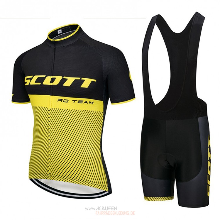 Scott Kurzarmtrikot 2018 Und Kurze Tragerhose Shwarz Und gelb