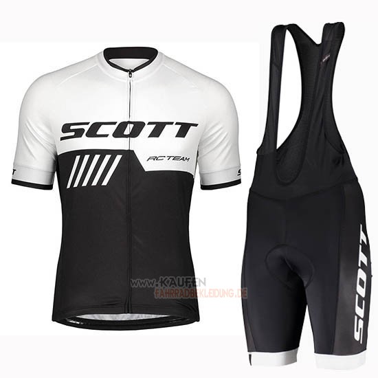 Scott Kurzarmtrikot 2019 und Kurze Tragerhose Shwarz Wei