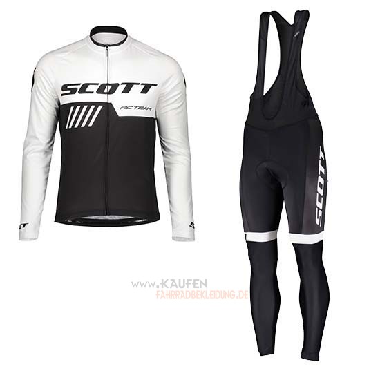 Scott Langarmtrikot 2019 und Lange Tragerhose Shwarz Wei