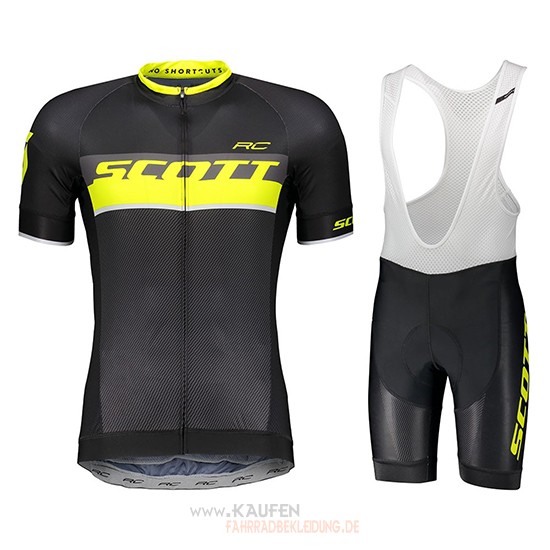 Scott Rc Kurzarmtrikot 2018 und Kurze Tragerhose Gelb