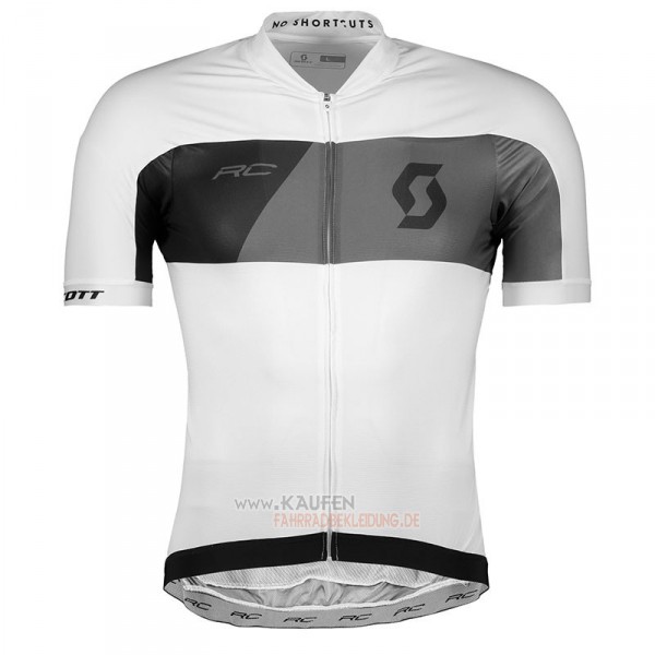Scott Rc Kurzarmtrikot 2018 und Kurze Tragerhose Grau Wei