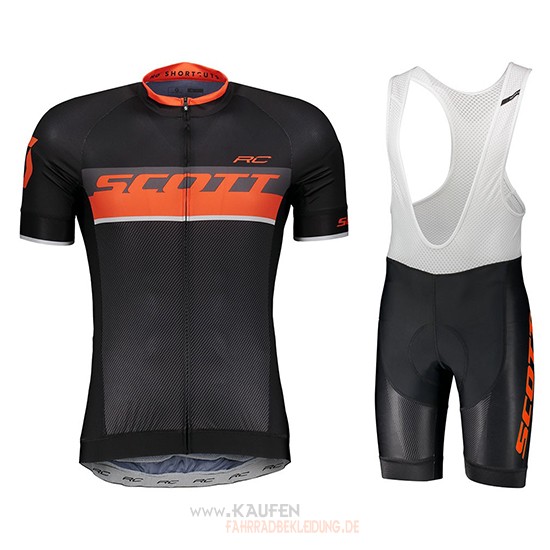 Scott Rc Kurzarmtrikot 2018 und Kurze Tragerhose Shwarz