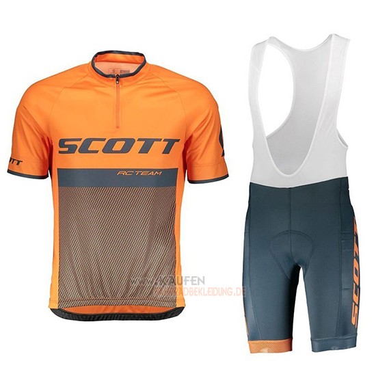 Scott Rc Kurzarmtrikot 2018 und Kurze Tragerhose Shwarz Orange