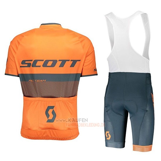 Scott Rc Kurzarmtrikot 2018 und Kurze Tragerhose Shwarz Orange