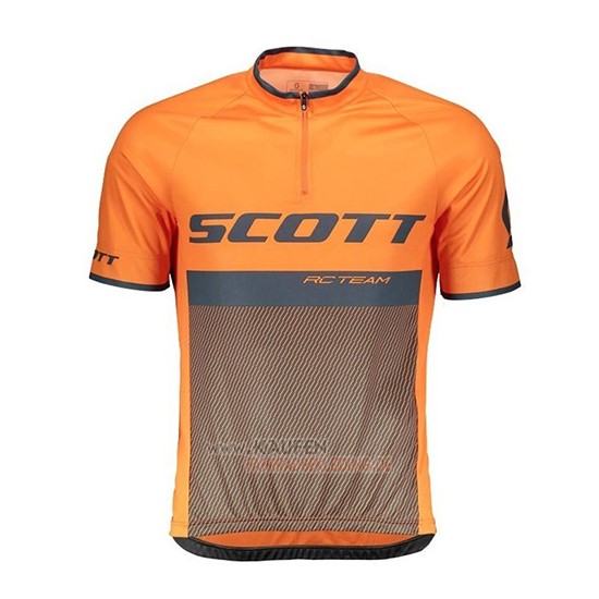 Scott Rc Kurzarmtrikot 2018 und Kurze Tragerhose Shwarz Orange