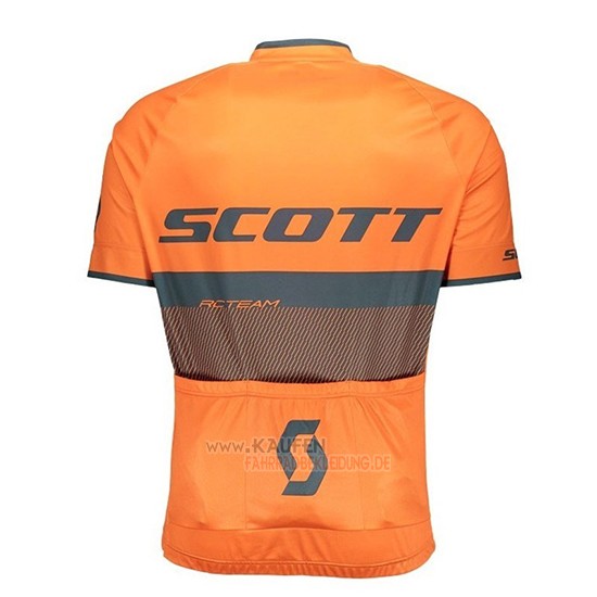 Scott Rc Kurzarmtrikot 2018 und Kurze Tragerhose Shwarz Orange