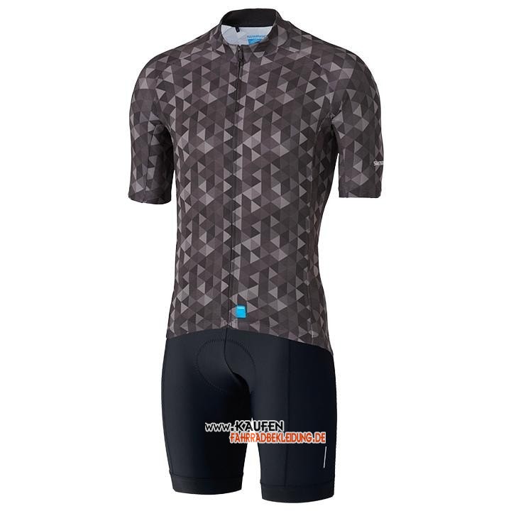 Shimano Kurzarmtrikot 2020 und Kurze Tragerhose Braun