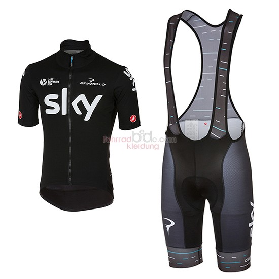 Sky Kurzarmtrikot 2017 Und Kurze Tragerhose Shwarz