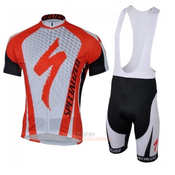 Specialized Kurzarmtrikot 2018 und Kurze Tragerhose Rot Wei