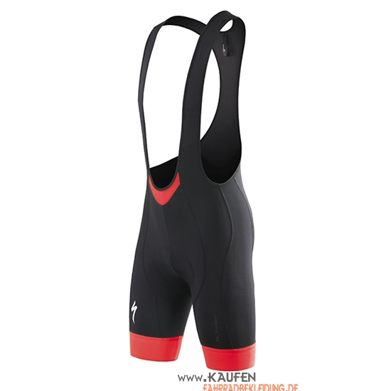 Specialized Kurzarmtrikot 2016 und Kurze Tragerhose Rot Wei Shwarz