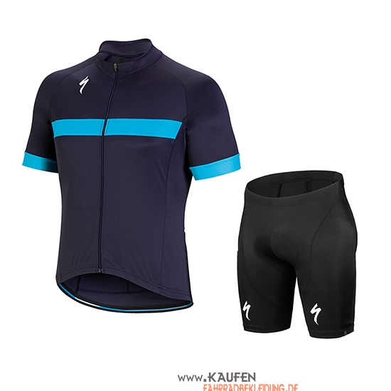 Specialized Kurzarmtrikot 2018 und Kurze Tragerhose Blau