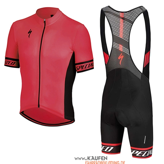 Specialized Kurzarmtrikot 2018 und Kurze Tragerhose Rosa Shwarz