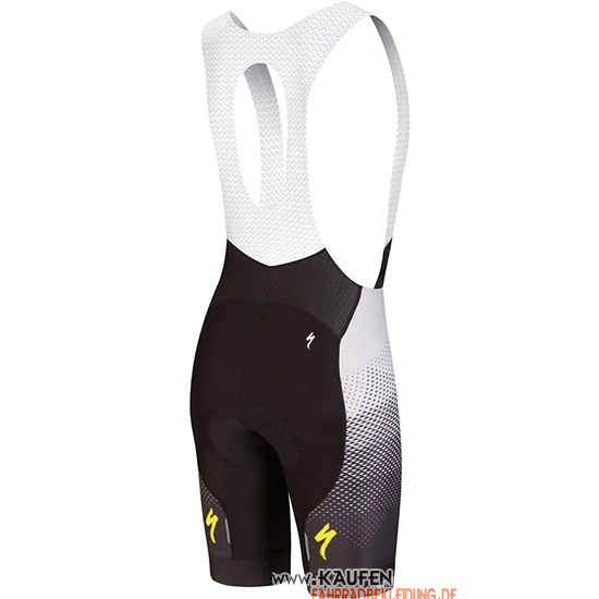 Specialized Kurzarmtrikot 2018 und Kurze Tragerhose Shwarz Grau Gelb