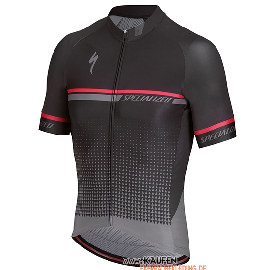 Specialized Kurzarmtrikot 2018 und Kurze Tragerhose Shwarz Graun Rot