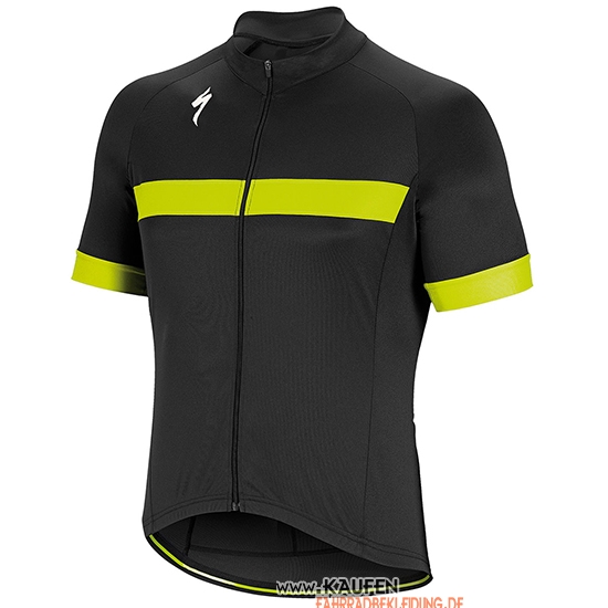 Specialized Kurzarmtrikot 2018 und Kurze Tragerhose Shwarz Wei Gelb