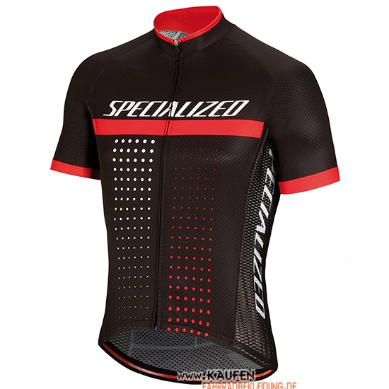 Specialized Kurzarmtrikot 2018 und Kurze Tragerhose Shwarz Wei Rot