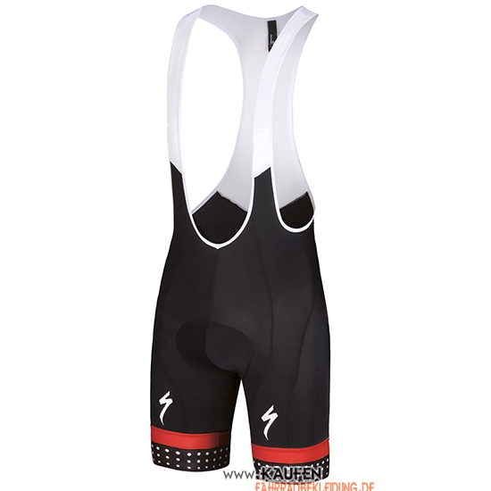 Specialized Kurzarmtrikot 2018 und Kurze Tragerhose Shwarz Wei Rot