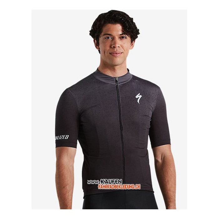 2021 Specialized Kurzarmtrikot und Kurze Tragerhose Shwarz