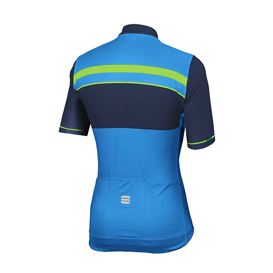 Sportful Kurzarmtrikot 2018 und Kurze Tragerhose Blau