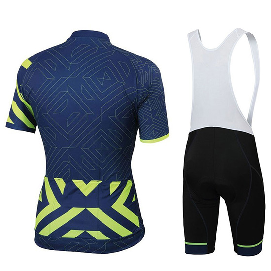 Sportful Kurzarmtrikot 2018 und Kurze Tragerhose Prism Aus Blau