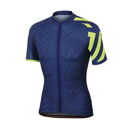 Sportful Kurzarmtrikot 2018 und Kurze Tragerhose Prism Aus Blau