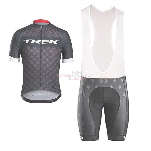 Trek Kurzarmtrikot 2017 Und Kurze Tragerhose shwarz