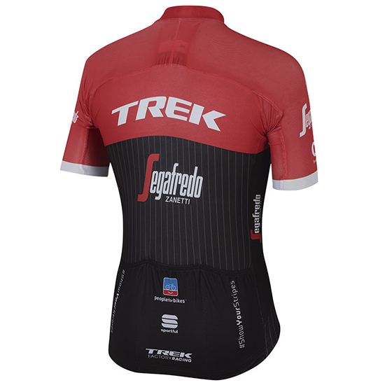 Trek Segafredo Kurzarmtrikot 2017 Und Kurze Tragerhose Shwarz Und rot 