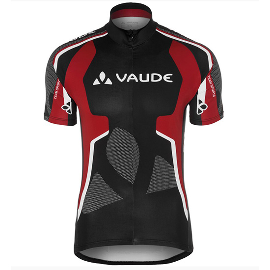 Vaude Kurzarmtrikot 2018 und Kurze Tragerhose Shwarz Und rot