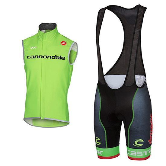 Windweste Cannondale 2017 Und Kurze Tragerhose grün