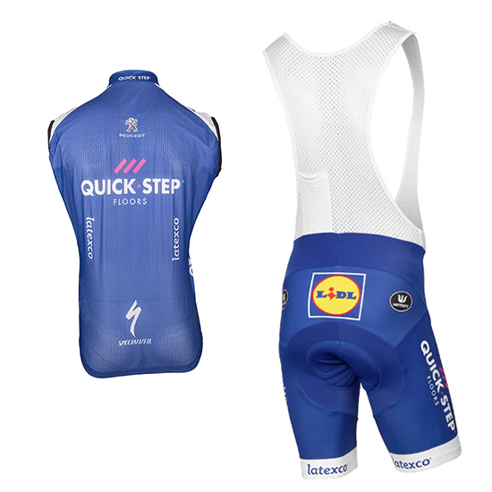 Windweste Quick Step Floors 2017 Und Kurze Tragerhose blau 