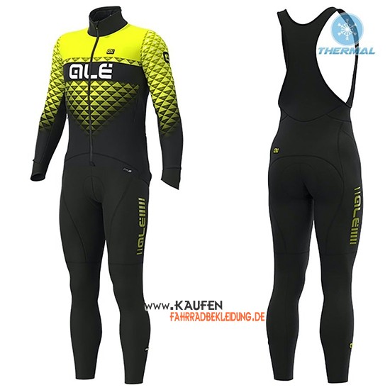 ALE Summit Langarmtrikot 2019 und Lange Tragerhose Gelb Shwarz