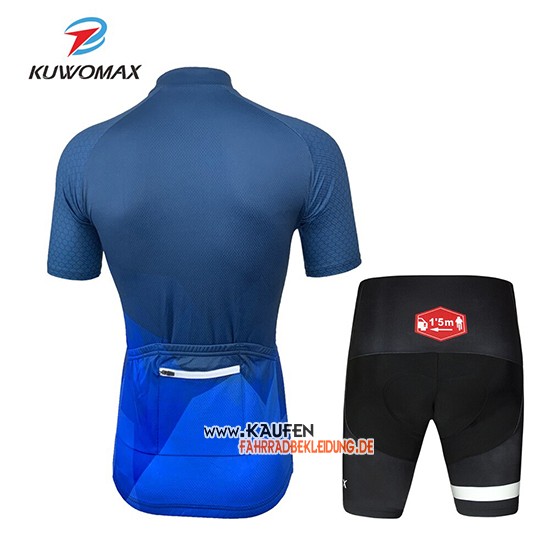 Kuwomax Kurzarmtrikot 2019 und Kurze Tragerhose Blau