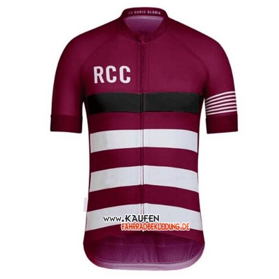 Rcc Paul Smith Kurzarmtrikot 2019 und Kurze Tragerhose Dunkel Rot