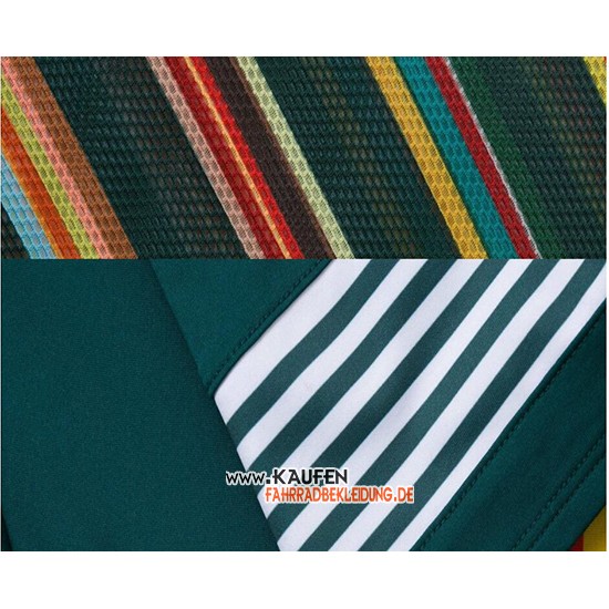 Rcc Paul Smith Kurzarmtrikot 2019 und Kurze Tragerhose Grun