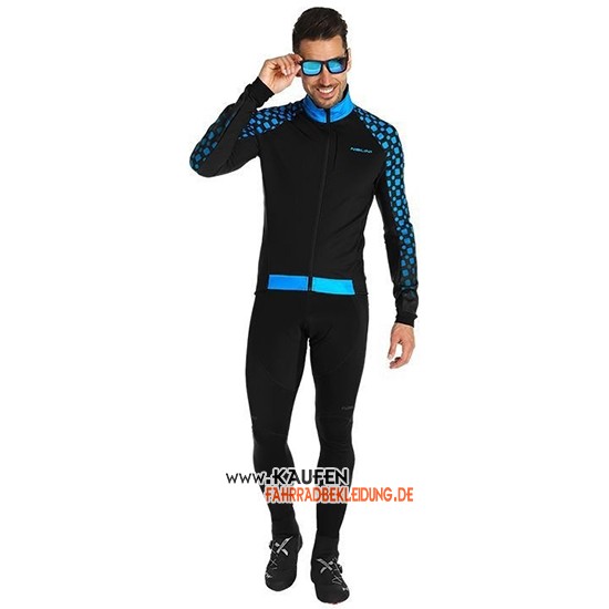 Nalini CRIT 3l 2.0 Langarmtrikot 2019 und Lange Tragerhose Shwarz Blau