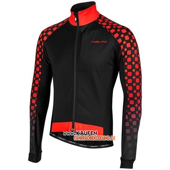 Nalini CRIT 3l 2.0 Langarmtrikot 2019 und Lange Tragerhose Shwarz Rot