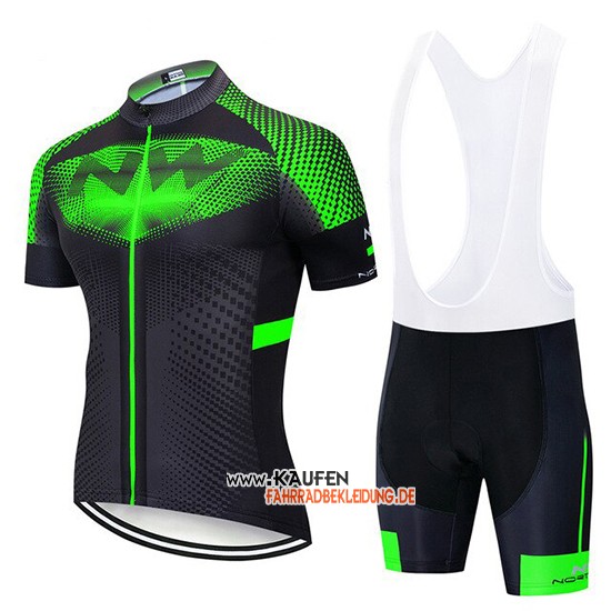 Northwave Kurzarmtrikot 2020 und Kurze Tragerhose Grun Shwarz