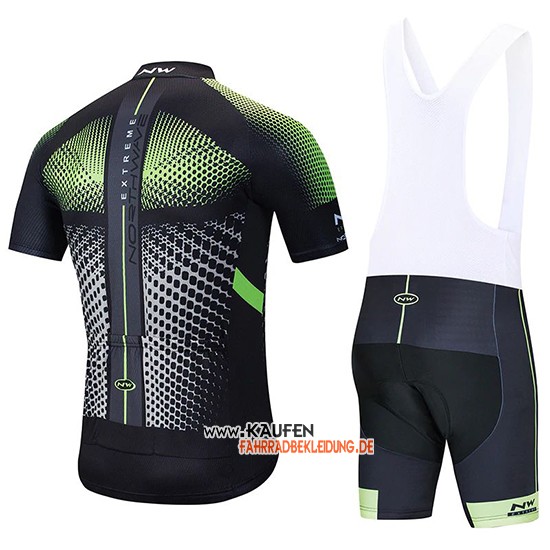 Northwave Kurzarmtrikot 2020 und Kurze Tragerhose Shwarz Wei Grun
